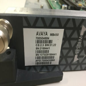 Avaya MB450 SPV MBDPart No. 700504684