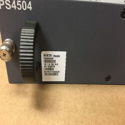 Avaya PS4504 Power Supply Part No. 700432529